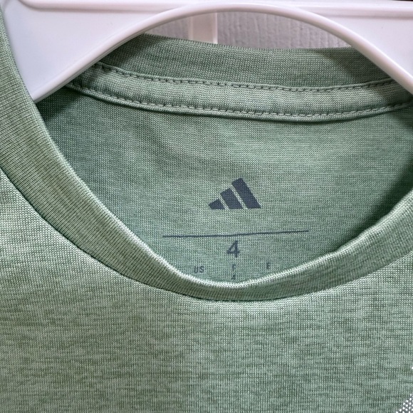 Adidas Green and Black Short Set, Size 4 - Picture 3 of 4